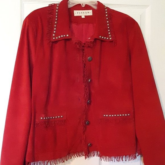 Double D Ranch Jackets & Blazers - Double D Ranch fringed leather jacket
